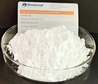 Nouveau matériau phosphate de zirconium (ZrP) 1um utilisé dans l'industrie électronique